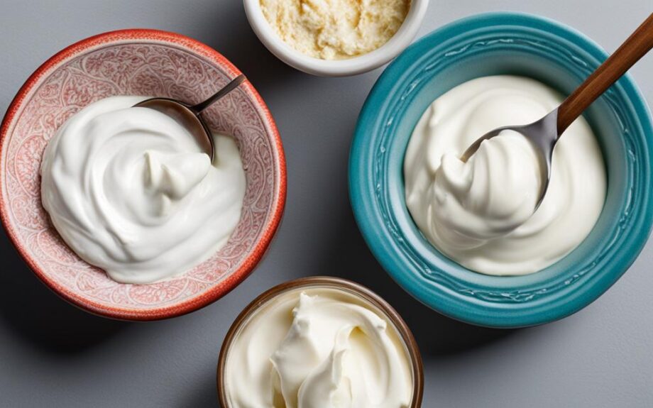 sour cream vs greek yogurt nutrition