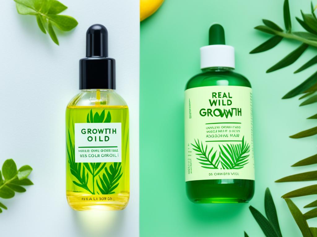 How to identify real wild growth hair oil image