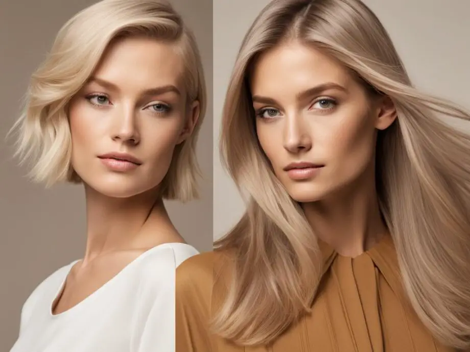 ash blonde hair vs golden blonde
