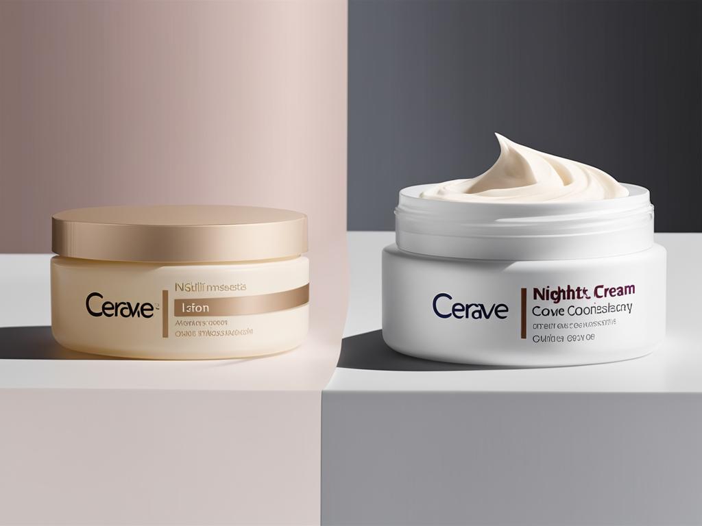cerave night cream pm lotion comparison