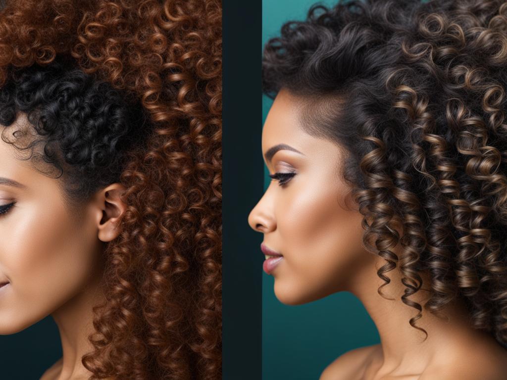 kinky hair vs curly hair texture