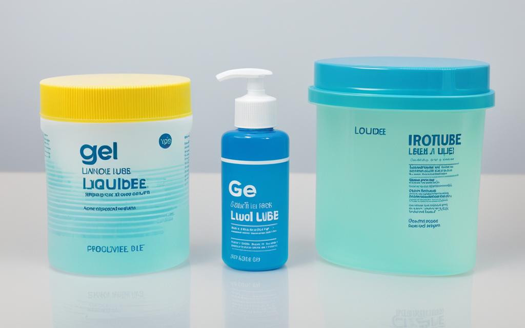 liquid lube vs gel lube for specific purposes