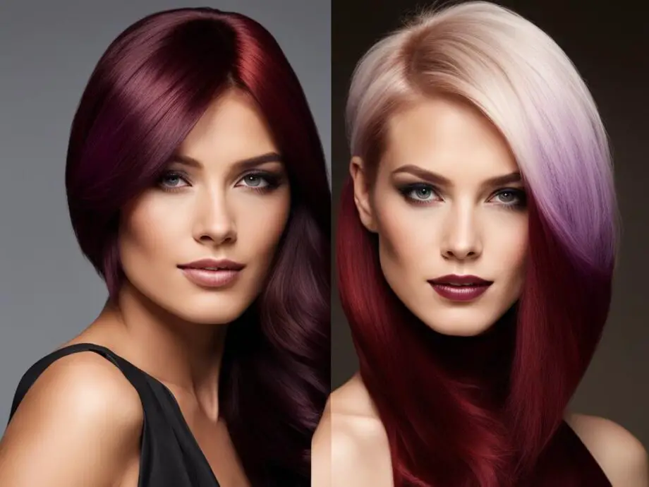 mahogany vs burgundy hair color