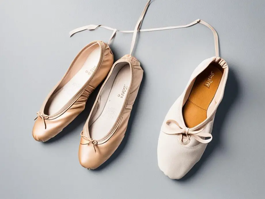 canvas vs leather ballet shoes