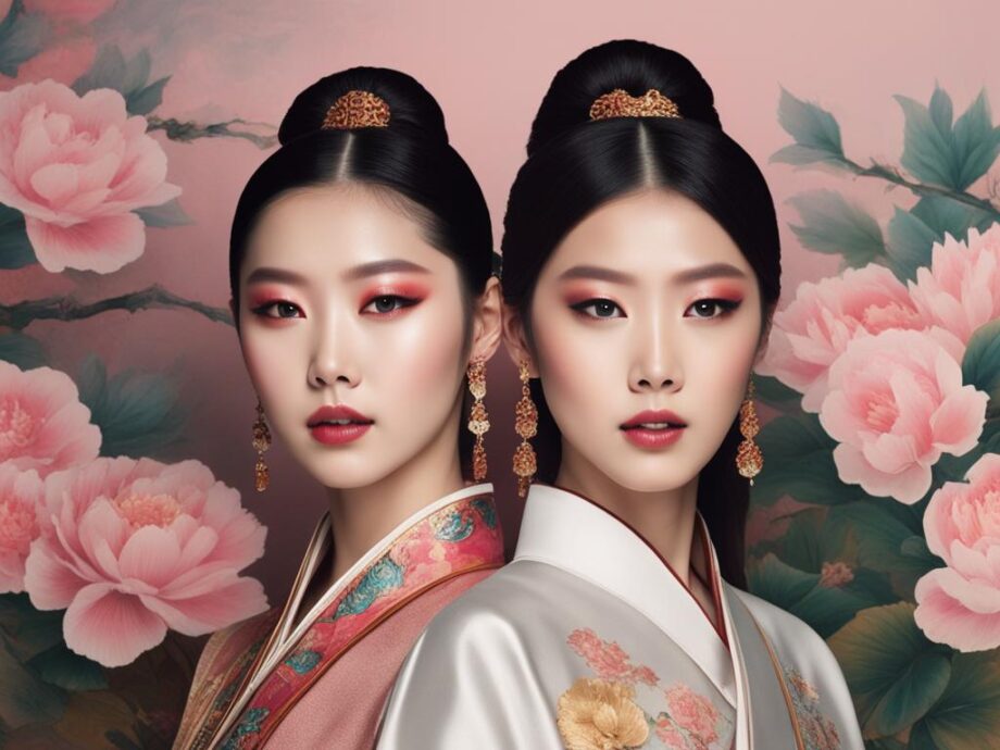 chinese vs korean makeup