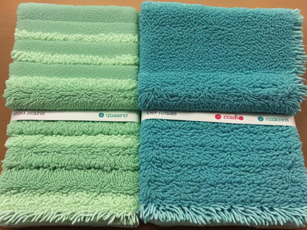face towel vs hand towel material