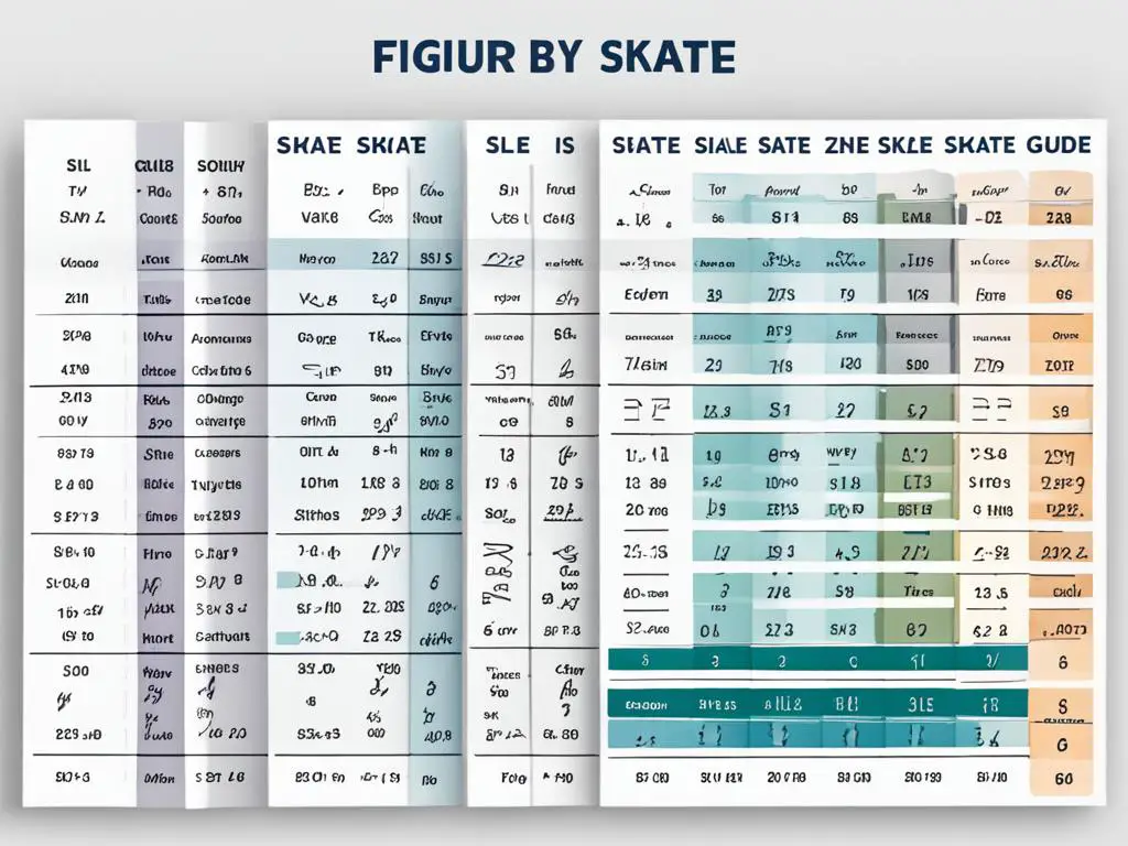 figure skate size chart vs shoe size