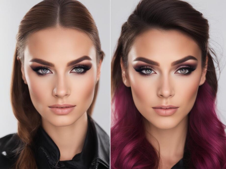 heavy makeup vs light makeup