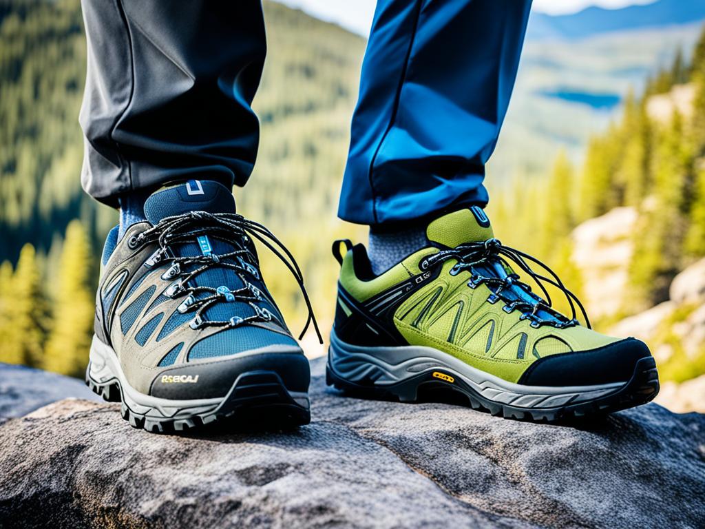 hiking footwear comparison
