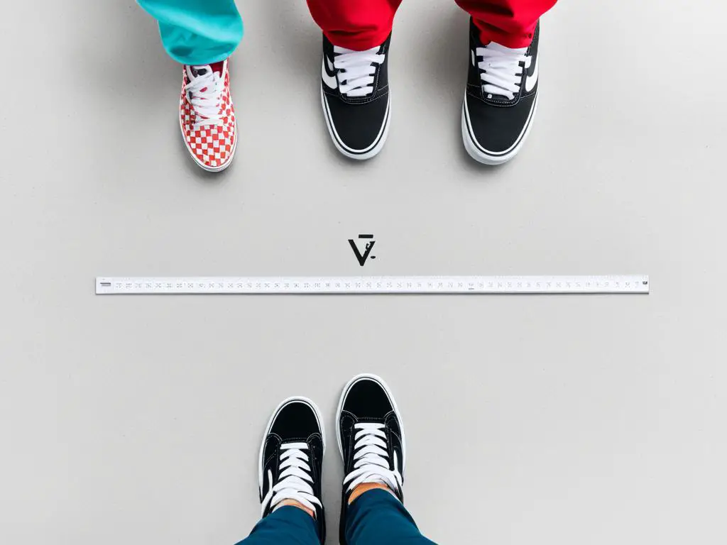 shoe size comparison nike vs vans