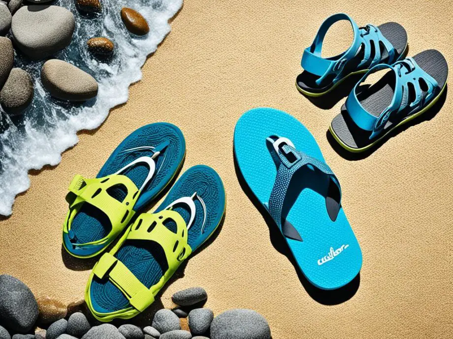 water shoes vs sandals