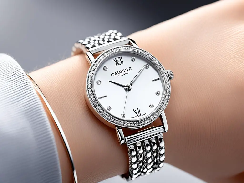 women's silver watch